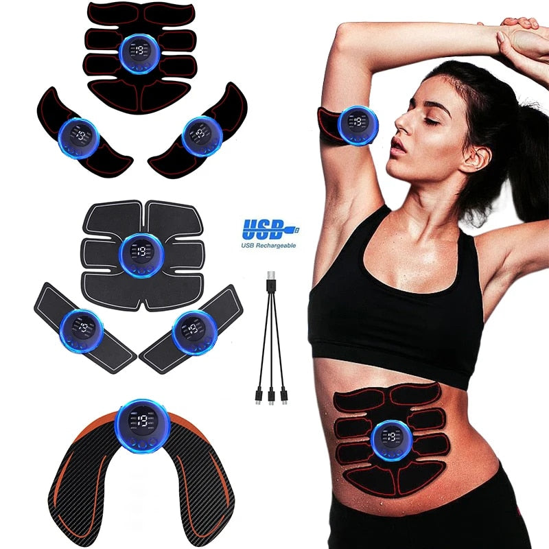 Pack Estimulador Glúteo + Abdominales + Bíceps